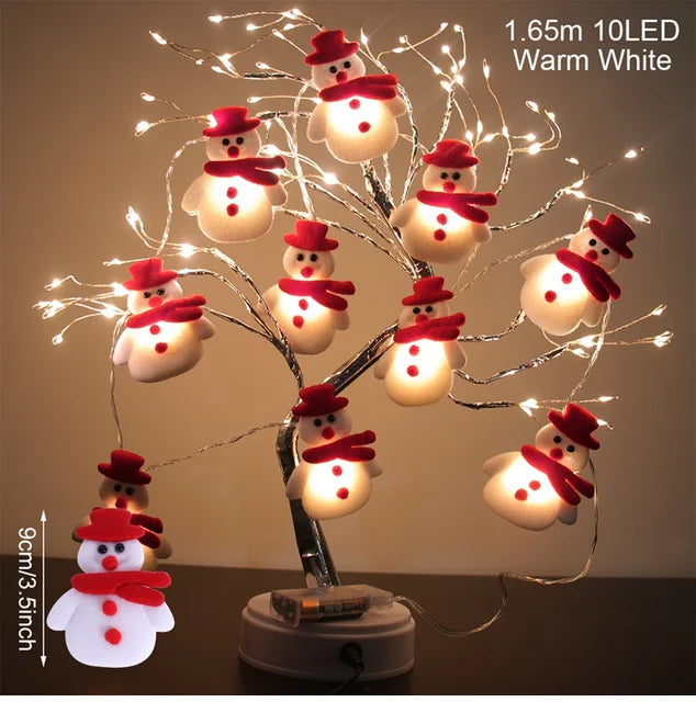 ChristmasMagic -  LED-Schneemann-Girlande für strahlende Festtage | 50% RABATT