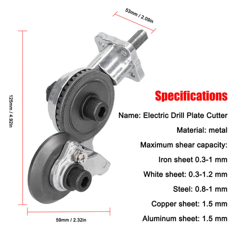 ToolKing™️ Bohraufsatz Plattenschneider